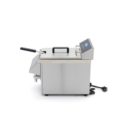 Frituurpan - 8 L - 1 Mand - Inductie - met Tapkraan