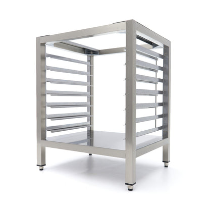 Onderstel met plank voor Combistoomoven - Geleider set - 7x 1/1 GN