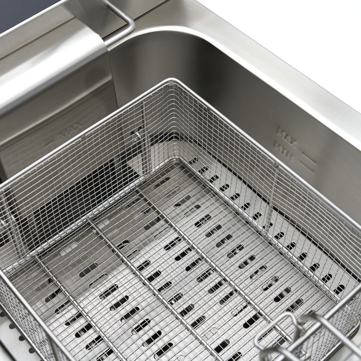 Frituurpan - 16 L - 1 Mand - met Tapkraan en Opbergruimte - 230V