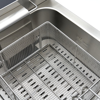 Frituurpan - 16 L - 1 Mand - met Tapkraan en Opbergruimte - 230V