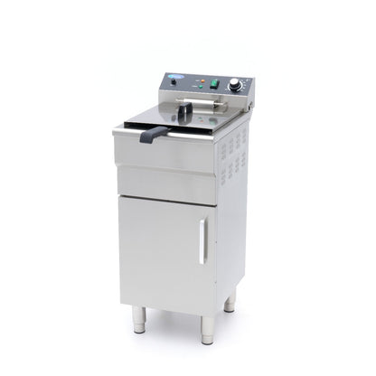 Frituurpan - 16 L - 1 Mand - met Tapkraan en Opbergruimte - 230V