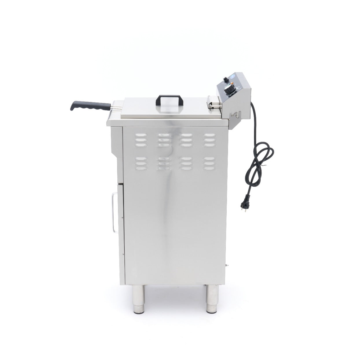 Frituurpan - 16 L - 1 Mand - met Tapkraan en Opbergruimte - 230V