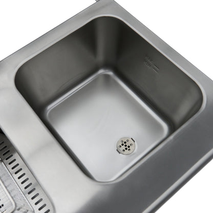 Frituurpan - 2 x 16 L - 2 Manden - met Tapkraan en Opbergruimte - 230V