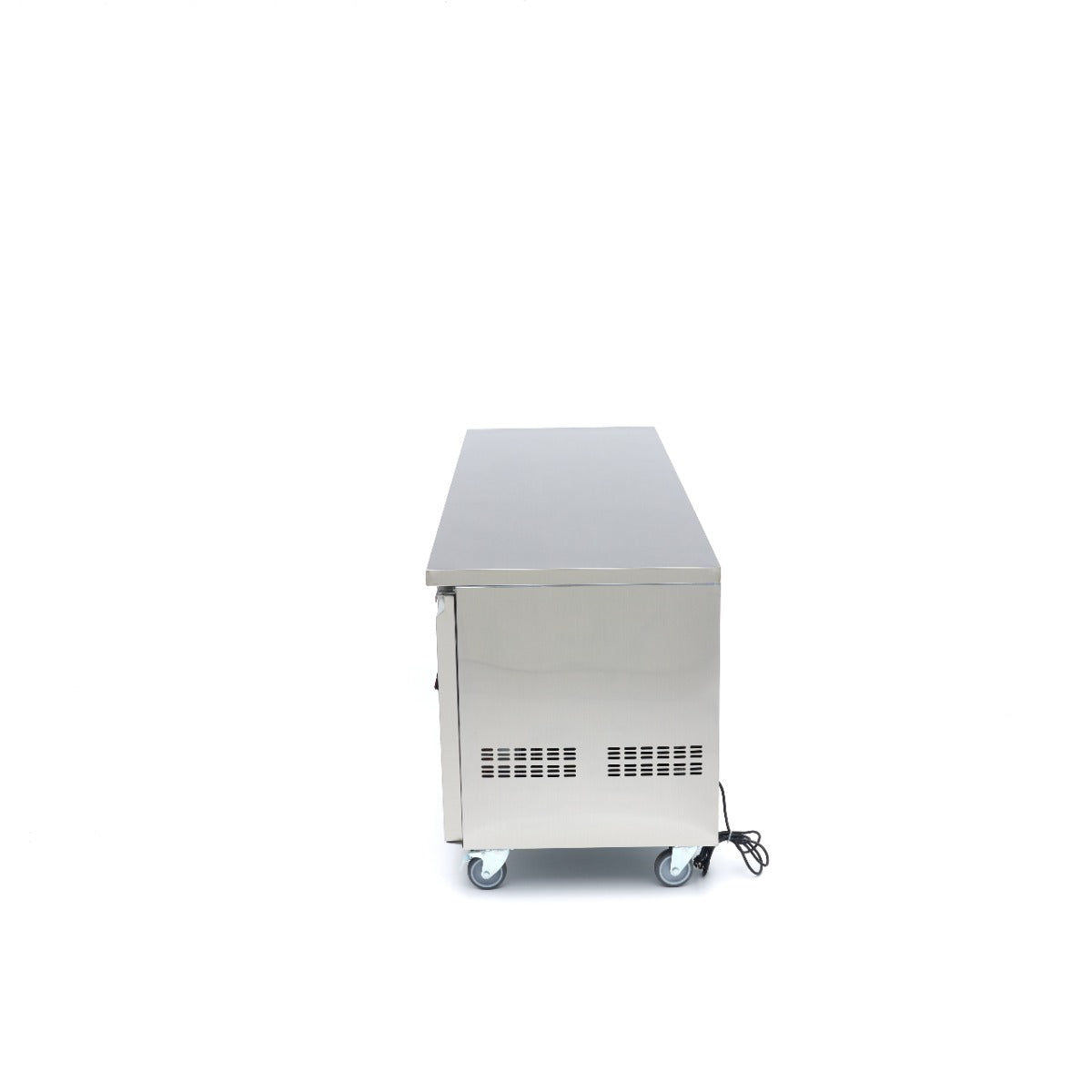 Koelwerkbank - 223 cm - 4 Glazen Deuren