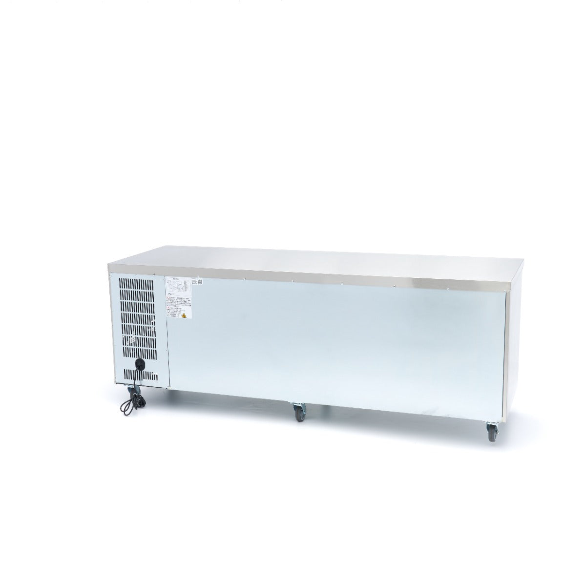 Koelwerkbank - 223 cm - 4 Glazen Deuren