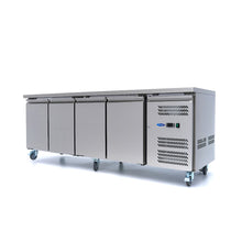 Vrieswerkbank - 223 cm - 4 Deuren