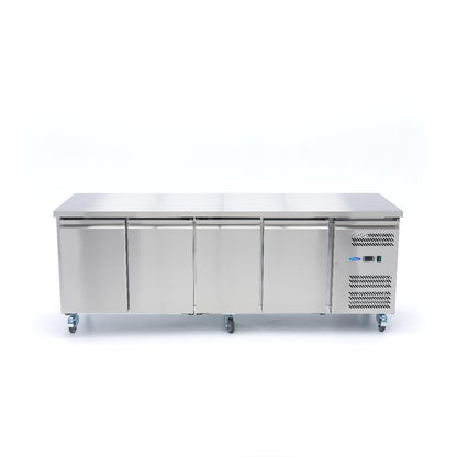 Koelwerkbank - 223 cm - 4 Deuren