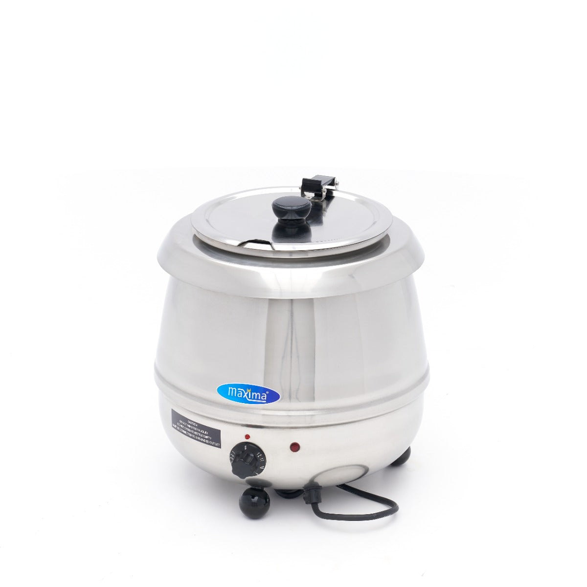 Soepketel - 10 L - Uitneembare binnenpan - Rvs - met Lepeluitsparing