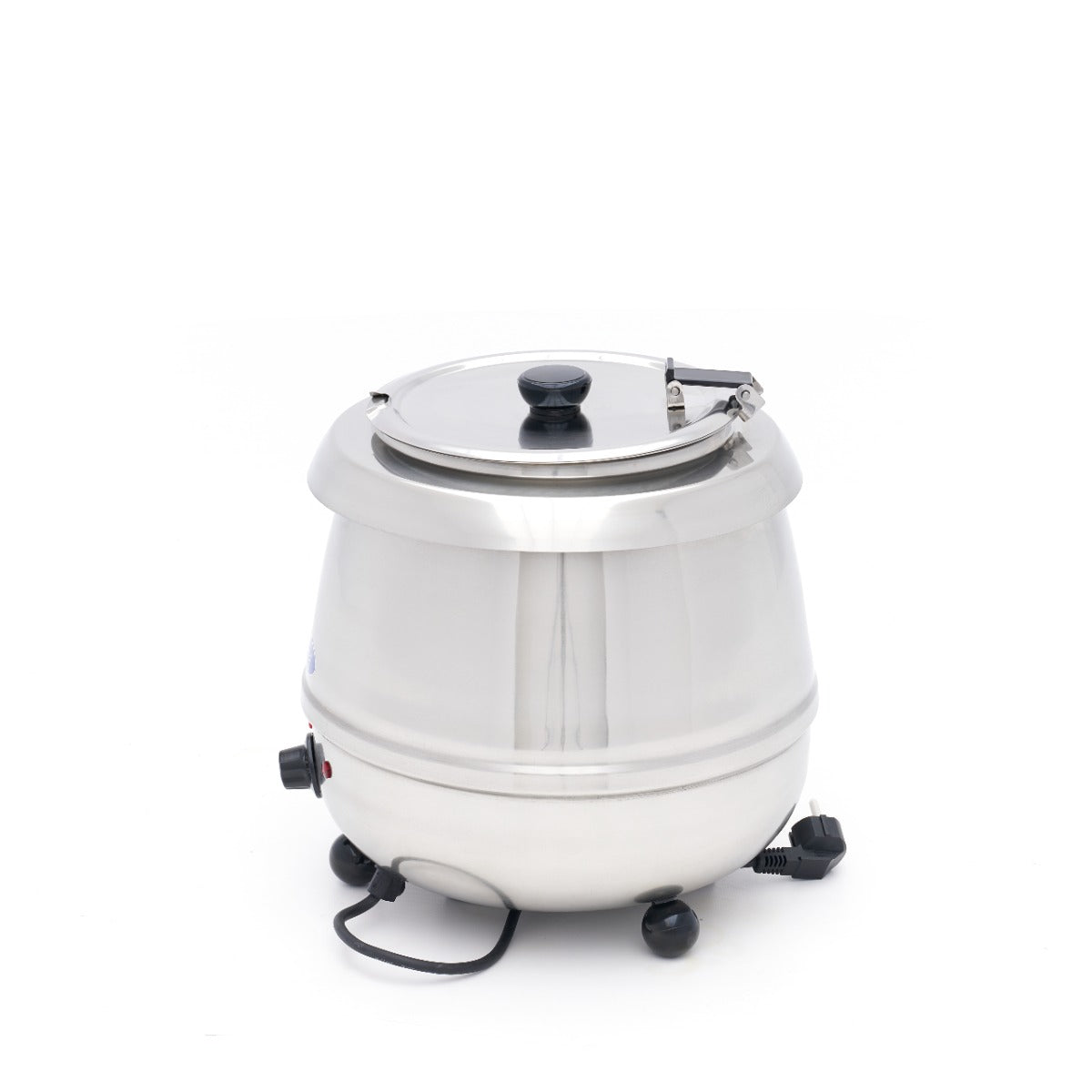 Soepketel - 10 L - Uitneembare binnenpan - Rvs - met Lepeluitsparing