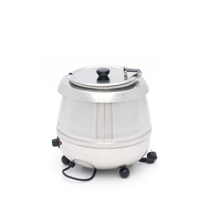 Soepketel - 10 L - Uitneembare binnenpan - Rvs - met Lepeluitsparing
