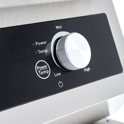 Inductie Wokbrander 700 - Ø 28 cm - 5000W - met Onderstel