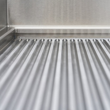 Inductie Grillplaat 700 - Glad en Gegroefd - 5000W - Dubbel