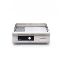 Inductie Grillplaat 700 - Glad en Gegroefd - 5000W - Dubbel
