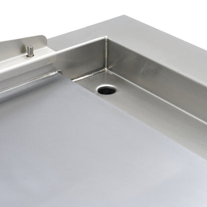 Inductie Grillplaat -  Glad - Enkel