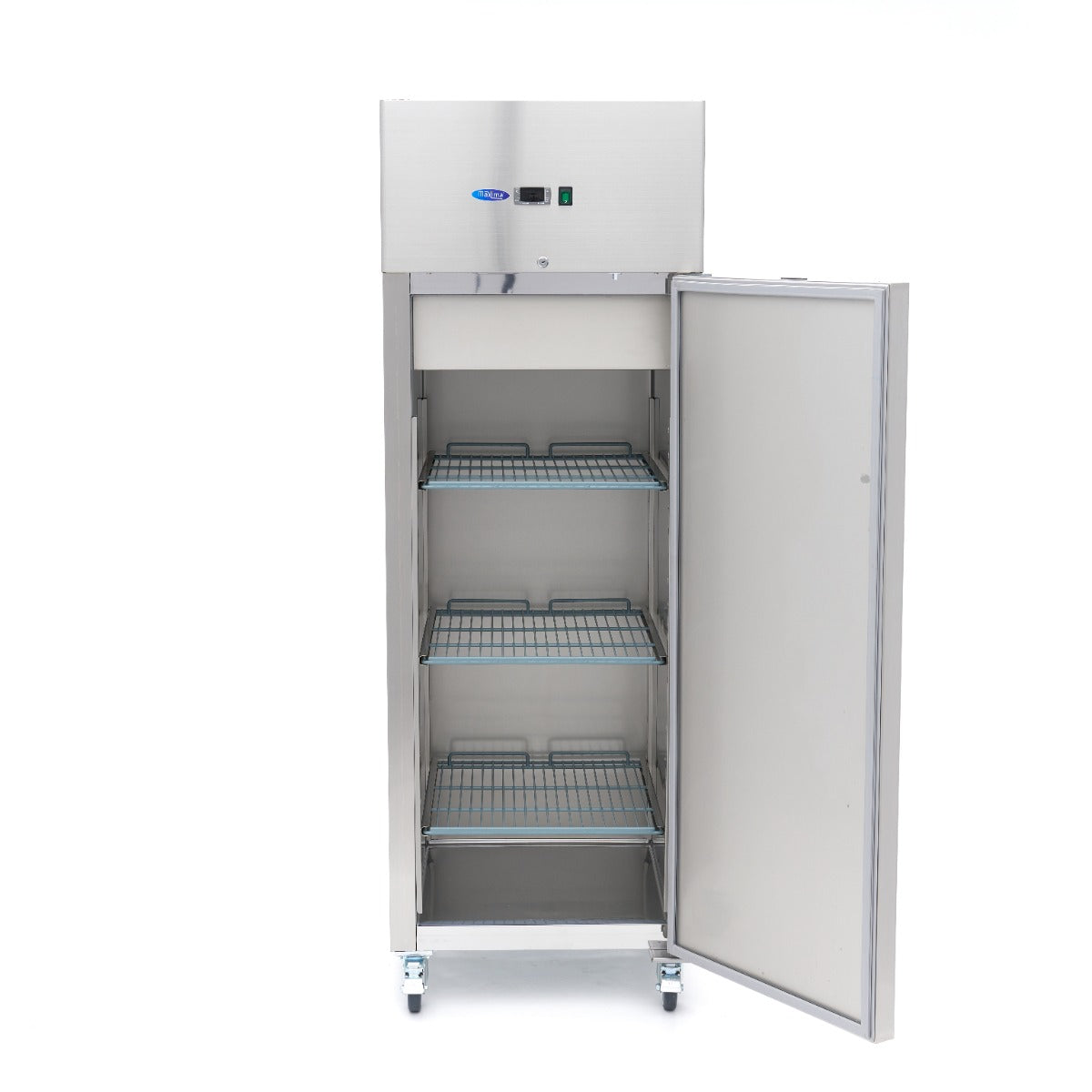 Koelkast - 600 L - 3 Verstelbare Roosters (2/1 GN) - Rvs - op Wielen