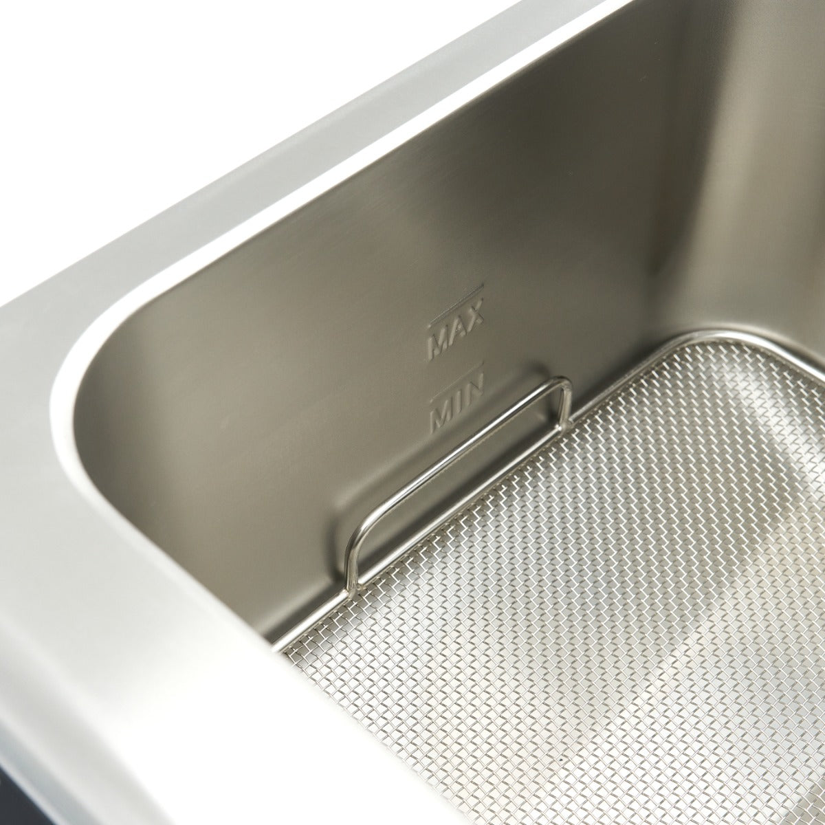Frituurpan - 8 L - 1 Mand - Inductie - Liftsysteem - met Tapkraan
