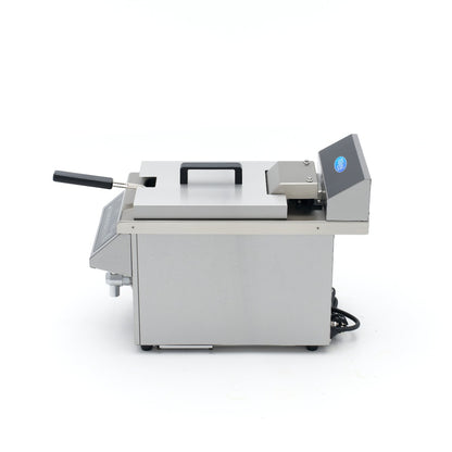 Frituurpan - 8 L - 1 Mand - Inductie - Liftsysteem - met Tapkraan