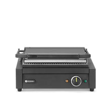 Contactgrill Panini, HENDI, Zwart, 230V/2200W, 430x375x(H)216mm