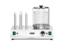 Worst en hotdogbroodjes warmer, HENDI, 230V/550W, 500x310x(H)395mm