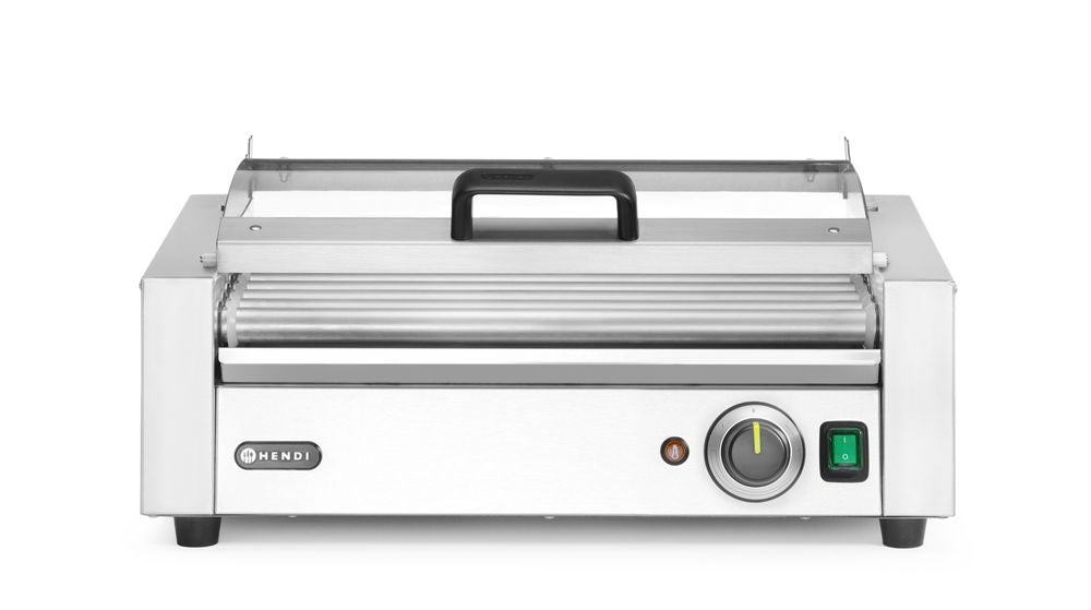 Worstrolgrill, 1-zone met energiebesparend deksel, HENDI, 230V/790W, 566x450x(H)259mm