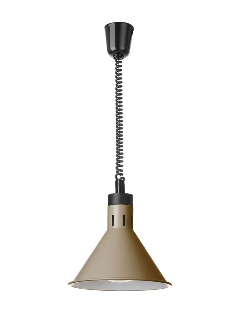 Warmtelamp verstelbaar, conisch, HENDI, Beige, 230V/250W, ⌀275x(H)250mm