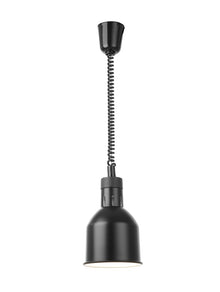 Warmtelamp verstelbaar, cilindrisch, HENDI, Zwart, 230V/250W, ⌀175x(H)250mm