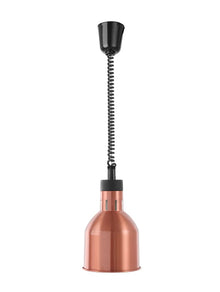 Warmtelamp verstelbaar, cilindrisch, HENDI, Koper, 230V/250W, ⌀175x(H)250mm