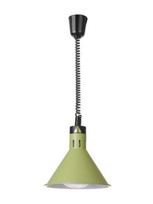 Warmtelamp verstelbaar, conisch, HENDI, Groen, 230V/250W, ⌀275x(H)250mm