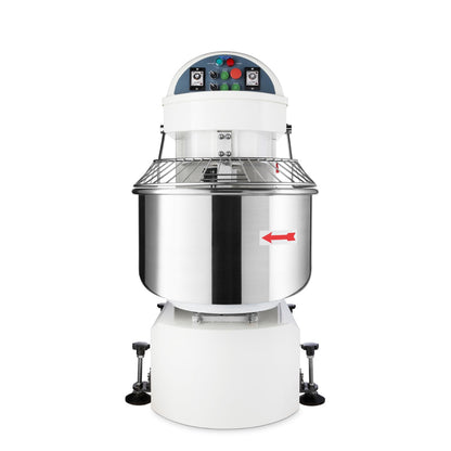 Spiraalkneder - 130 L - 80 Kg Deeg - 2 Snelheden - 400V