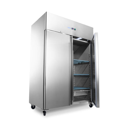 Vrieskast - 800 L - 6 Verstelbare Roosters - op Wielen - incl. Roosters