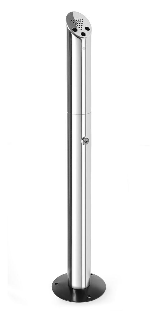 Staande zuil asbak, HENDI, ⌀170x(H)920mm