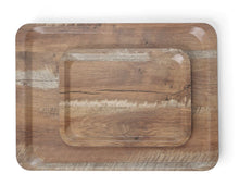 Dienblad van melamine met hout bedrukking, AmerBox, Hout, 240x340mm