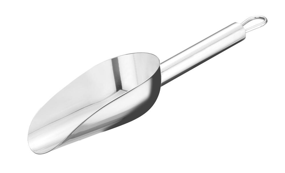 Schep, BarUp, 0,36L, Zilver, 335x100mm