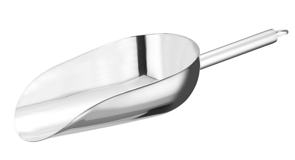 Schep, BarUp, 0,92L, Zilver, 432x140mm