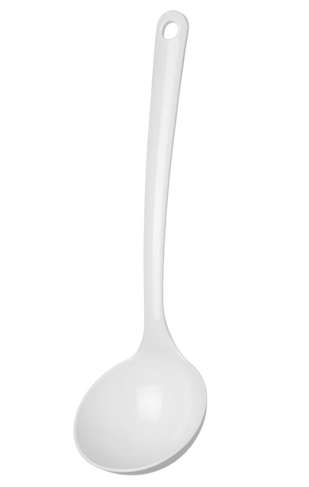 Sauslepel, HENDI, 0,14L, Wit, 300x93mm