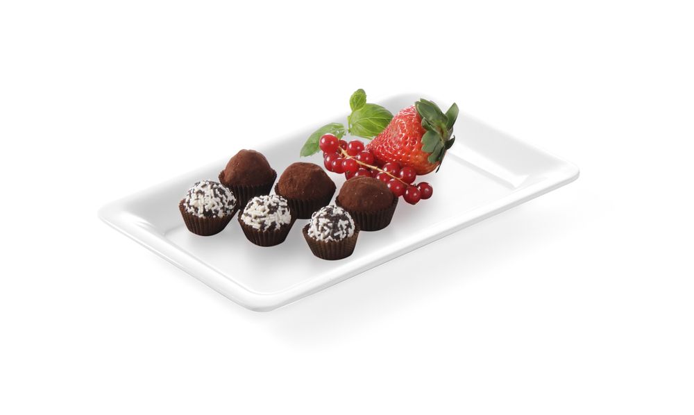Gastronorm trays met slanke rand, HENDI, GN 1/4, 265x162x(H)20mm