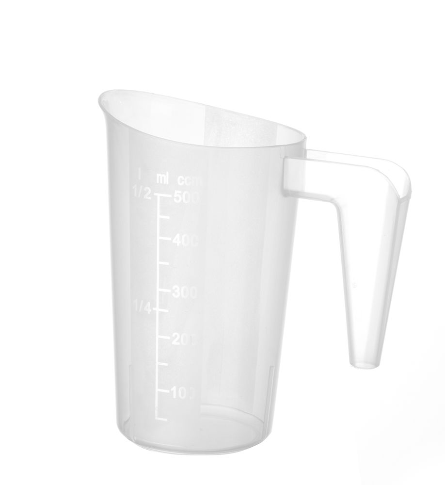 Maatbeker stapelbaar, HENDI, Budget Line, 0,5L, ⌀95x(H)136mm