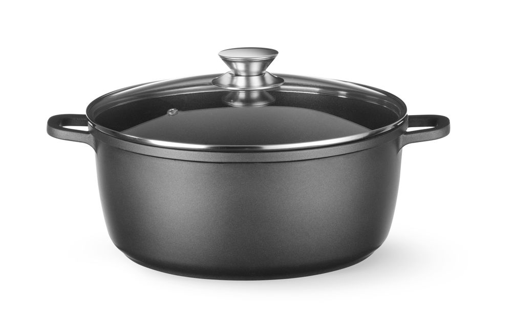Braadpan met antiaanbaklaag, HENDI, 9L, Zwart, 405x332x(H)138mm