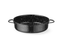 Braadpan, geëmailleerd, HENDI, Zwart, ⌀140x(H)45mm, Rond