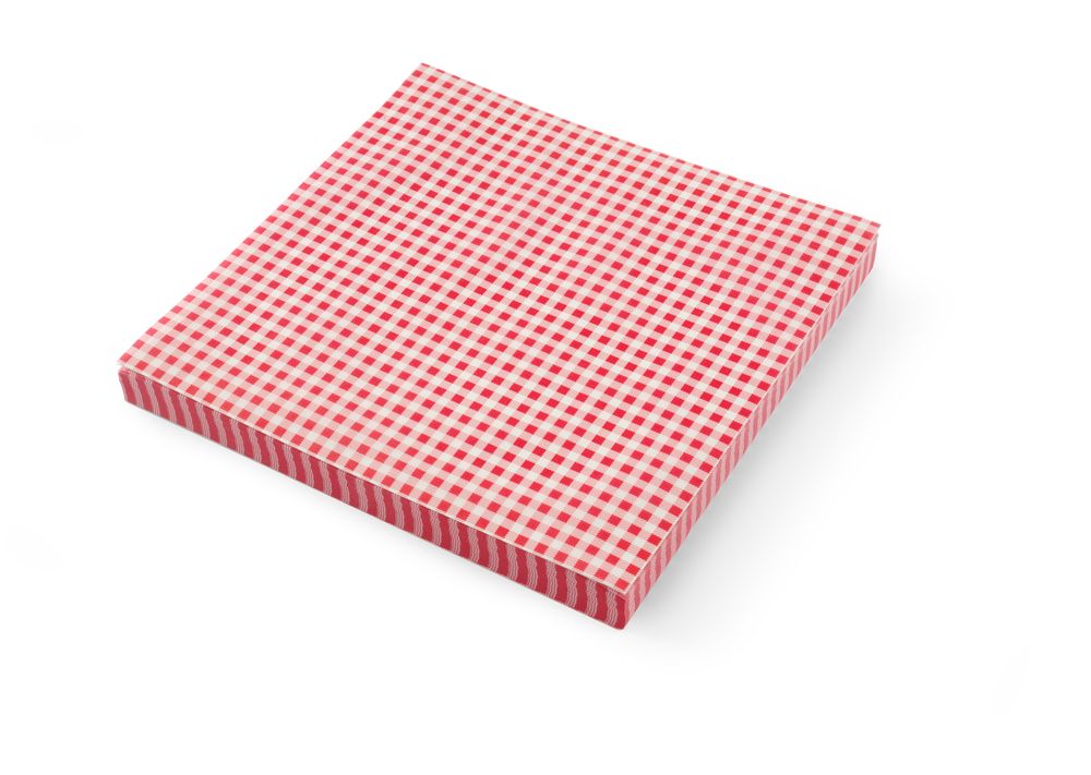 Vetbestending papier, HENDI, ruitjespatroon, 500 st., 305x305mm