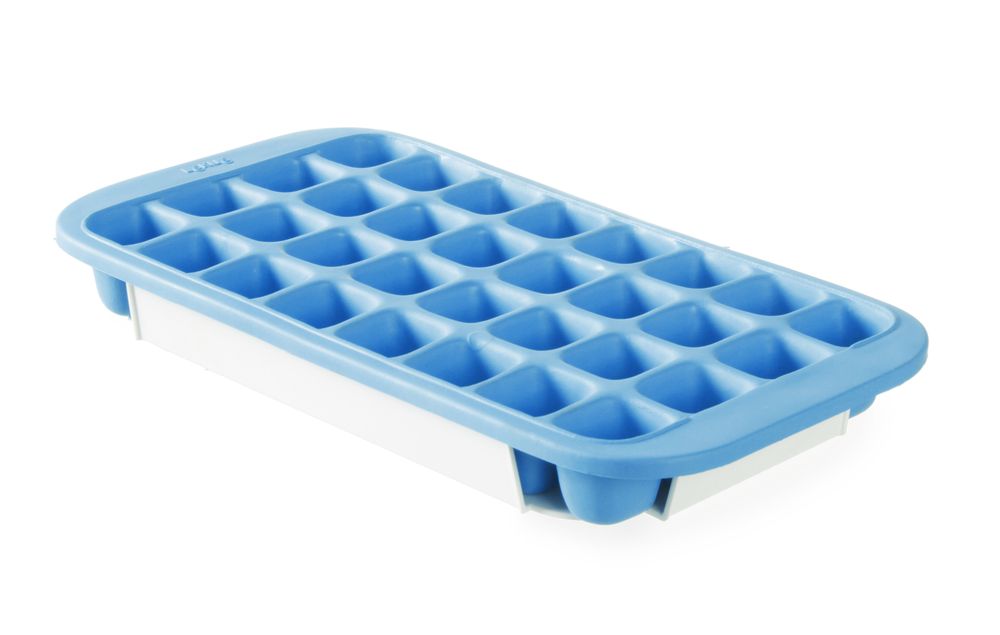 IJsblokjesvorm met deksel en onderplaat, BarUp, Blauw, 337x170mm