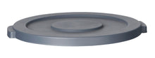 Deksel voor ronde afvalbak, AmerBox, past op 691038, Lichtgrijs, ⌀570x(H)35mm