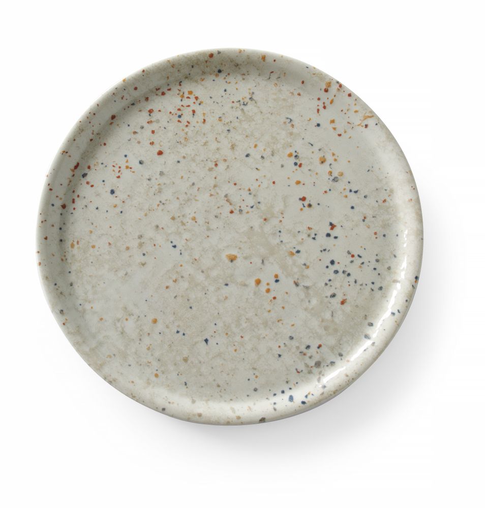 Pizzabord Drops Collection, HENDI, Lichtgrijs, ⌀310mm