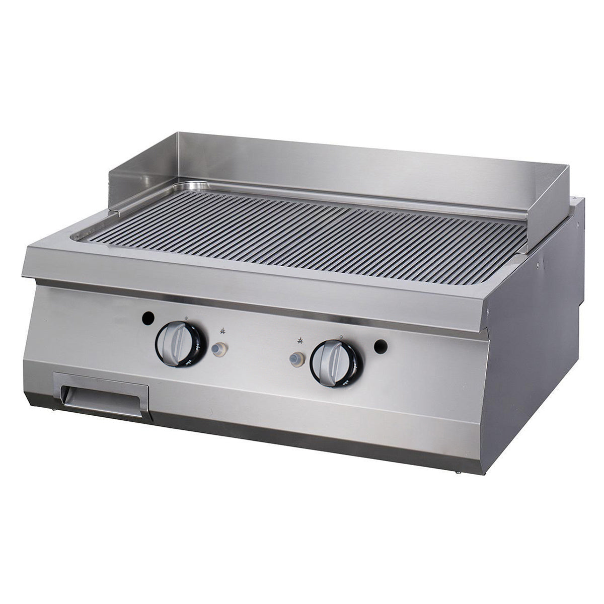Premium Grillplaat - Gegroefd - Dubbel - 90 cm Diep - Gas