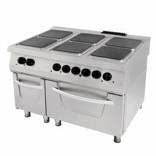 Premium Fornuis - 6 Pitten - Driedubbel - 90 cm Diep - incl. Oven - Elektrisch