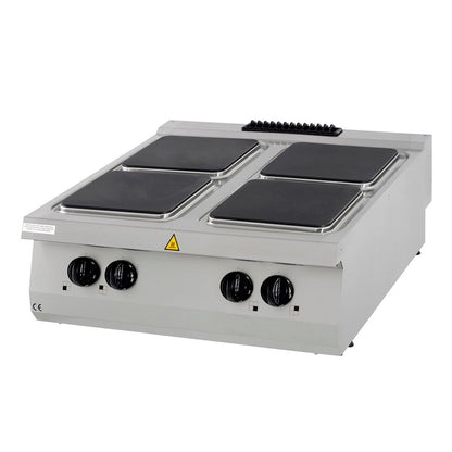 Premium Kookplaat - 4 Pitten - Dubbel - 90 cm Diep - Elektrisch