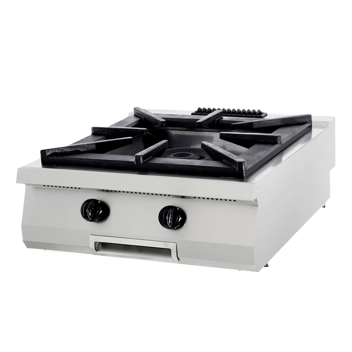 Premium Kookplaat - 1 Pit - Dubbel - 90 cm Diep - Gas