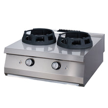 Premium Wok Brander - 2 x Ø 28,5 cm Pannenring - Dubbel - 90 cm Diep - Gas