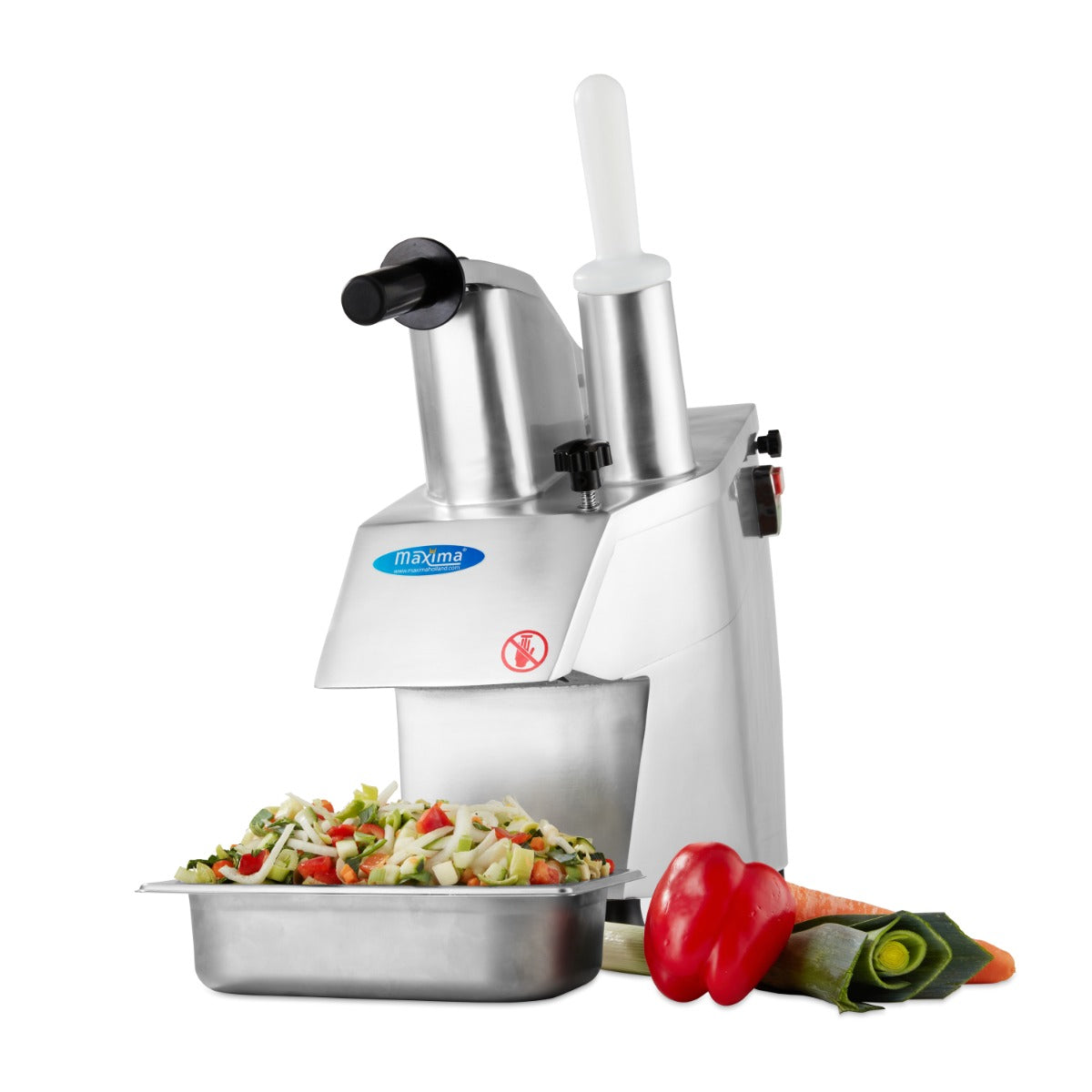 Groentesnijmachine - tot 450 Kg/Uur - incl. 5 Snijschijven