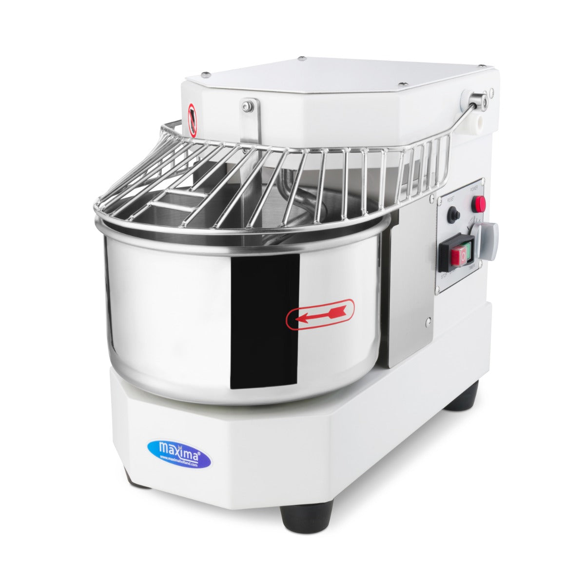 Spiraalkneder - 8 L - 4,5 Kg Deeg - Wit